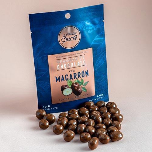 Gragea de Chocolate con Macarrón - Chocolates Sucre
